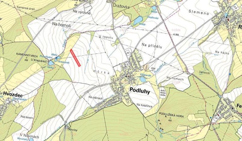 Prodej pole, Podluhy, 11602 m2