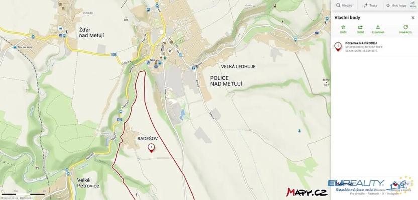 Prodej louky, Police nad Metují, 9001 m2