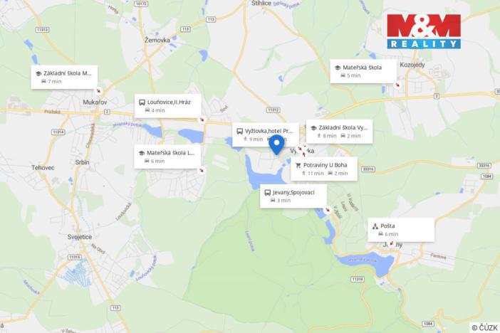 Pronájem rodinného domu, Vyžlovka, K Rybníku, 162 m2