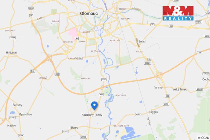 Pronájem bytu 2+kk, Kožušany-Tážaly - Kožušany, 60 m2