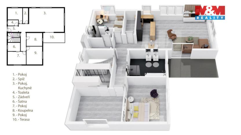 Prodej rodinného domu, Ledce, 216 m2