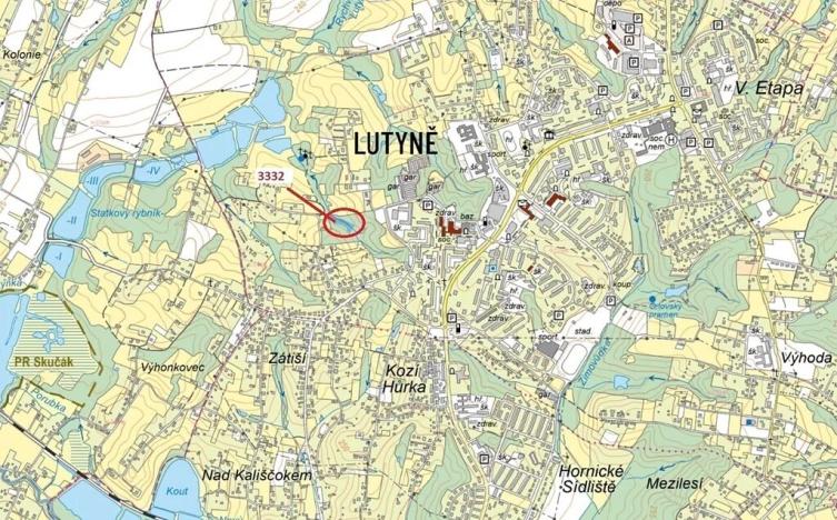 Dražba pozemku, Orlová, 3555 m2