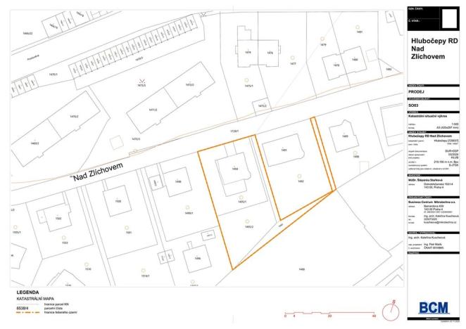 Prodej pozemku pro bydlení, Praha - Hlubočepy, Nad Zlíchovem, 1490 m2