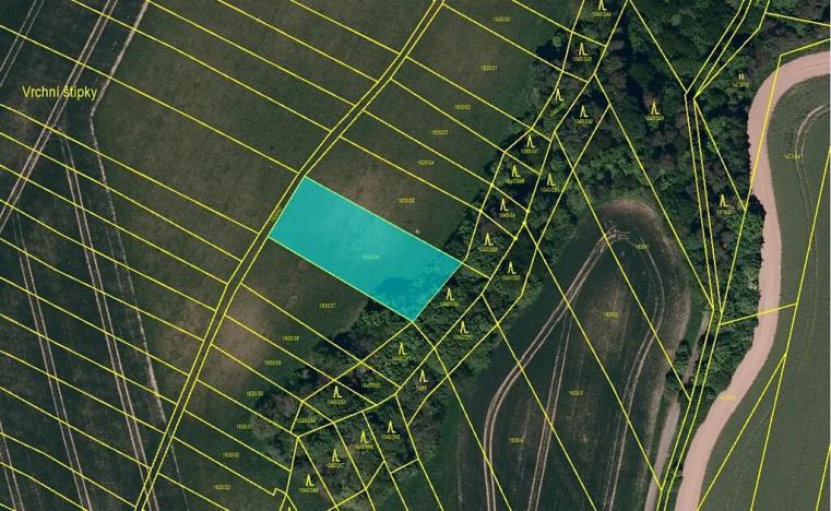 Prodej pole, Tísek, 1807 m2