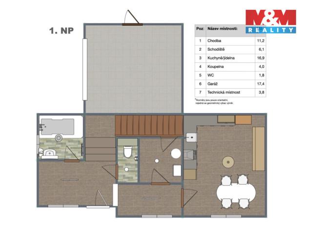 Prodej rodinného domu, Pesvice, 111 m2