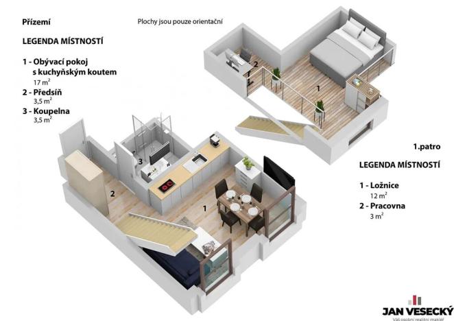 Prodej bytu 1+kk, Praha - Nové Město, Štěpánská, 39 m2