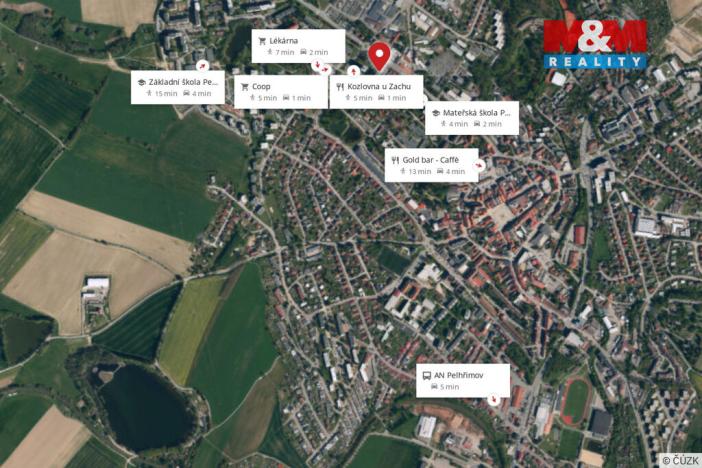 Pronájem bytu 1+1, Pelhřimov, Rubešova, 37 m2