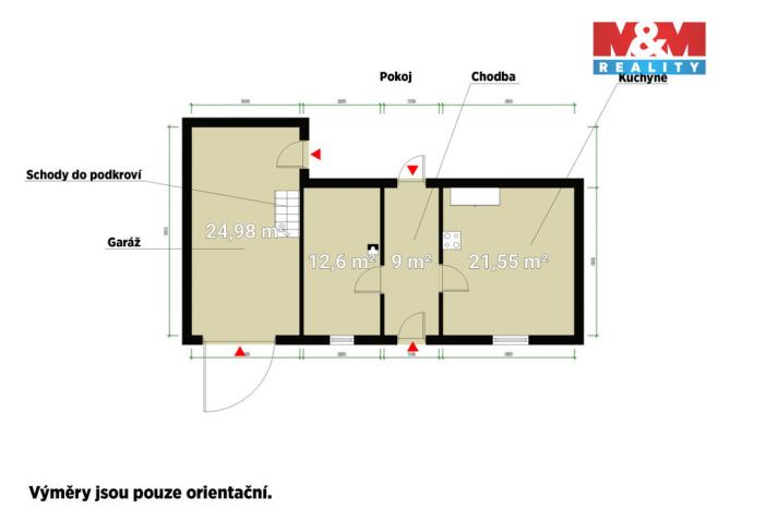 Prodej chalupy, Nečtiny, 43 m2