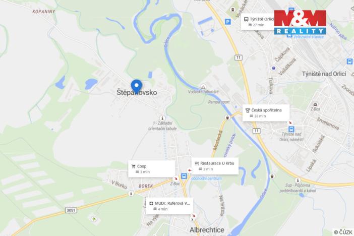 Prodej chaty, Týniště nad Orlicí - Štěpánovsko, 27 m2