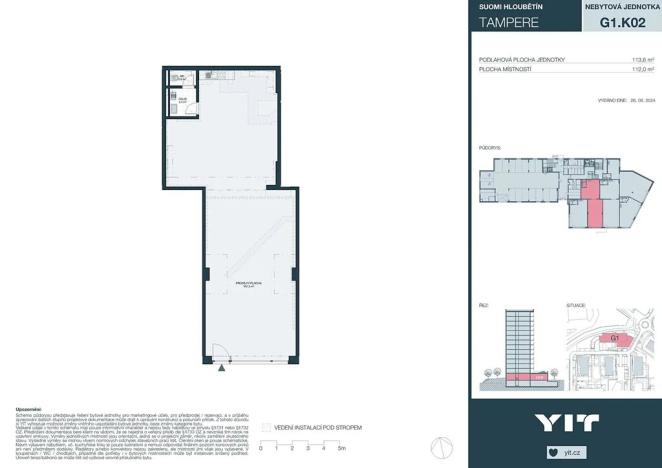 Prodej obchodního prostoru, Praha - Hloubětín, Waltariho, 112 m2