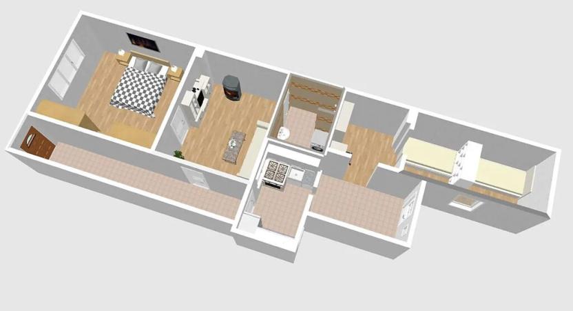 Pronájem rodinného domu, Opatovice, Sportovní, 76 m2