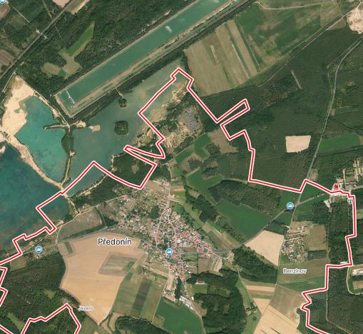 Prodej pozemku, Bechlín - Předonín, 15382 m2