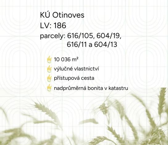 Prodej pole, Otinoves, 10036 m2