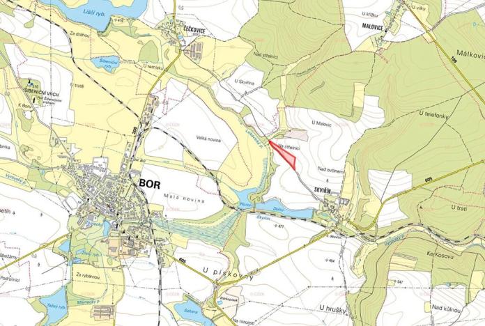 Prodej pole, Bor, 16199 m2