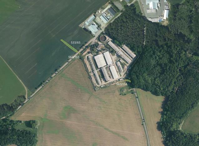 Prodej pole, Újezd u Černé Hory, 4226 m2