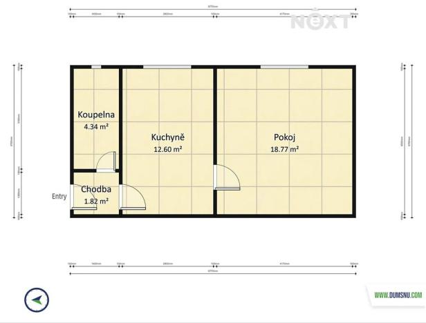 Prodej bytu 1+1, Šumperk, Banskobystrická, 38 m2