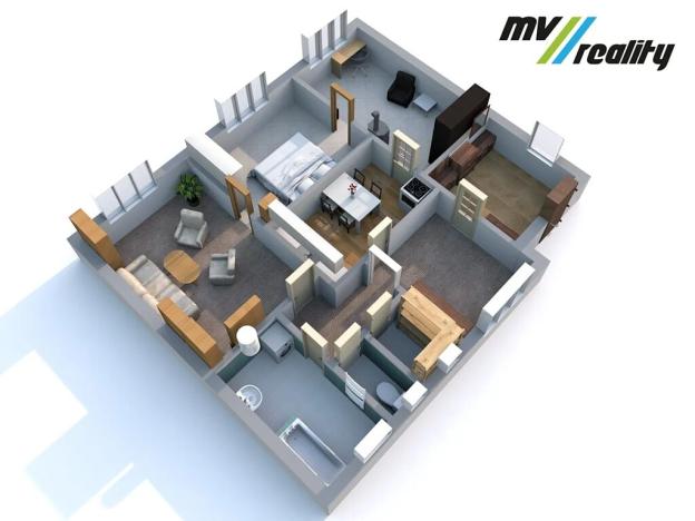 Prodej rodinného domu, Milovice, Zahradní, 80 m2