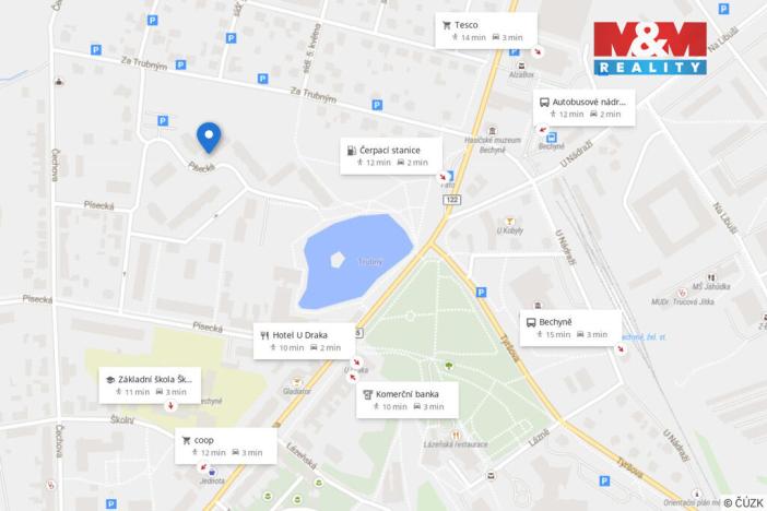 Pronájem kanceláře, Bechyně, Písecká, 16 m2