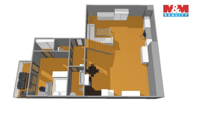 Prodej atypického bytu, Praha - Střešovice, Za Pohořelcem, 114 m2