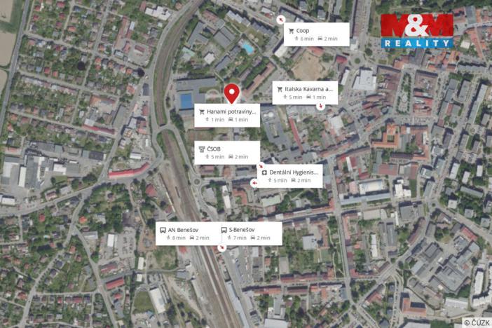 Pronájem bytu 1+kk, Benešov, Dukelská, 35 m2