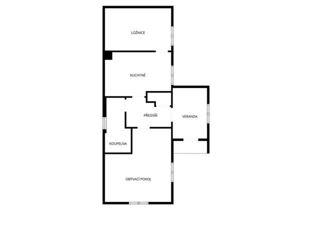 Prodej rodinného domu, Drhovle - Pamětice, 80 m2