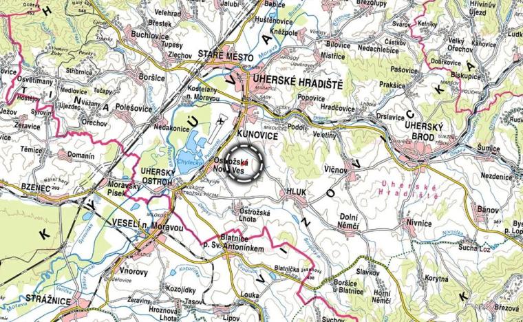 Prodej pole, Kunovice, 2426 m2