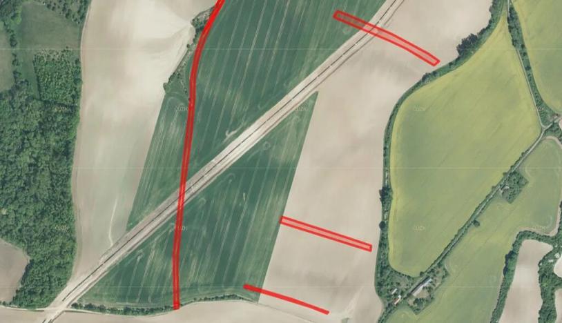 Prodej pole, Honětice, 76559 m2