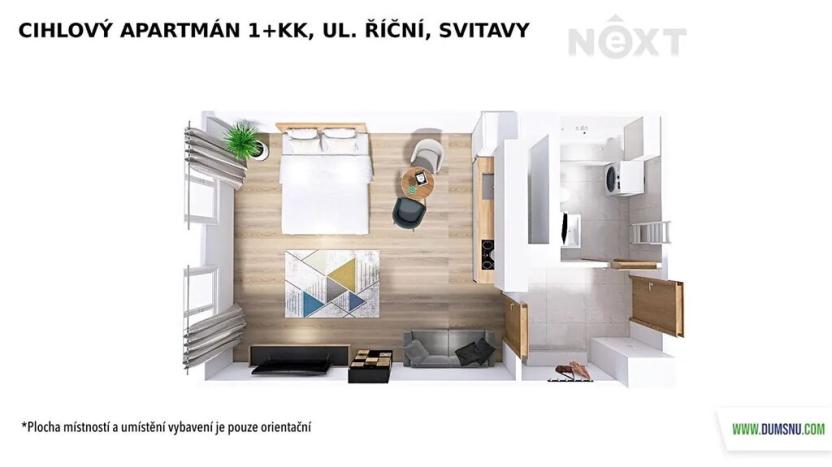 Prodej apartmánu, Svitavy, Říční, 36 m2