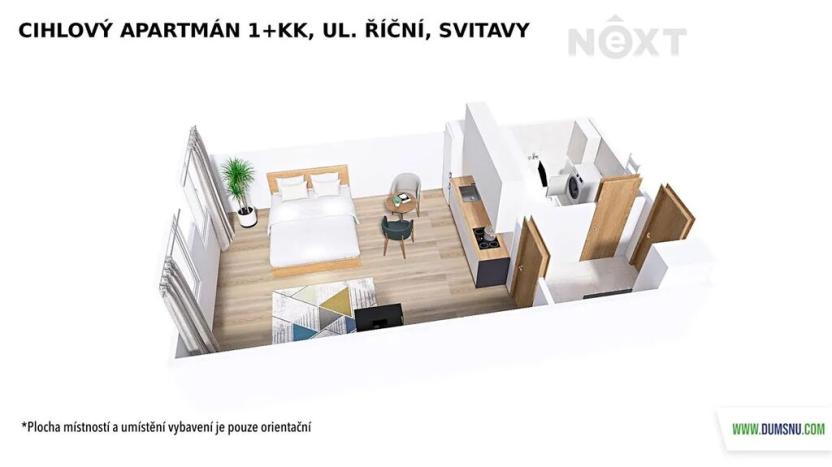 Prodej apartmánu, Svitavy, Říční, 36 m2