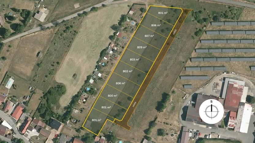 Prodej zahrady, Velký Borek, 800 m2