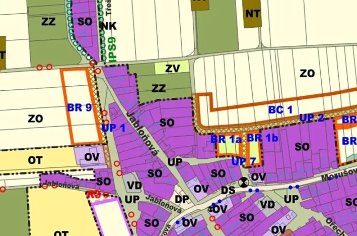 Prodej pozemku pro bydlení, Horní Věstonice, Jabloňová, 940 m2