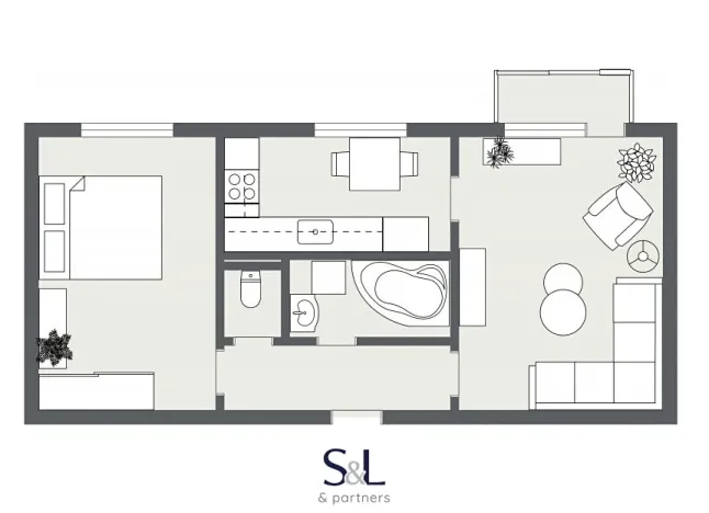 Prodej bytu 2+1, Teplice, Duchcovská, 51 m2