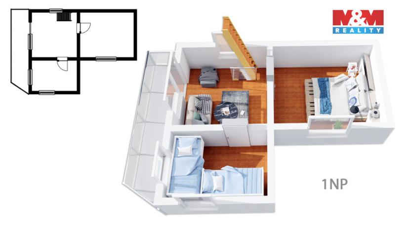 Prodej rodinného domu, Bernartice - Srlín, 95 m2