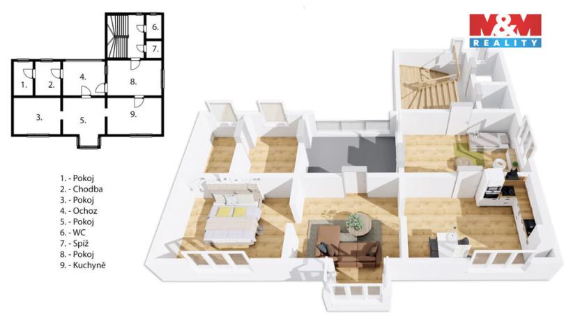 Prodej rodinného domu, Jesenice, Žatecká, 219 m2