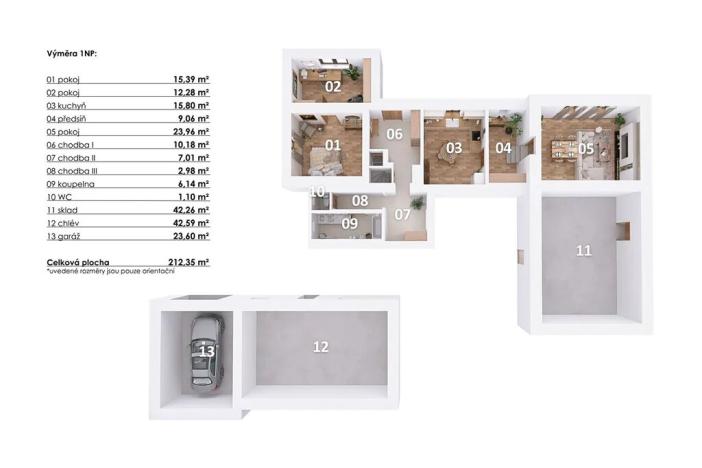 Prodej rodinného domu, Buš, 372 m2