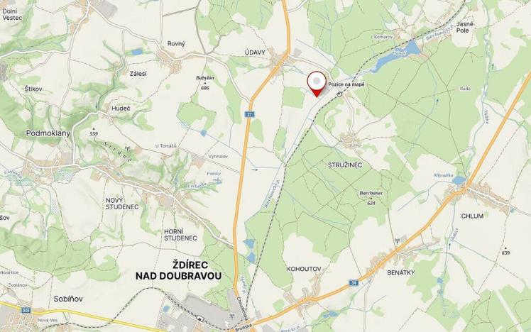 Prodej pole, Ždírec nad Doubravou - Údavy, 3034 m2