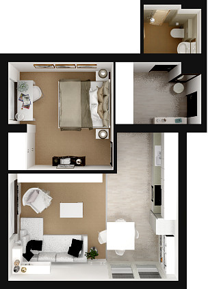 Pronájem bytu 2+kk, Čáslav - Čáslav-Nové Město, Boženy Němcové, 50 m2