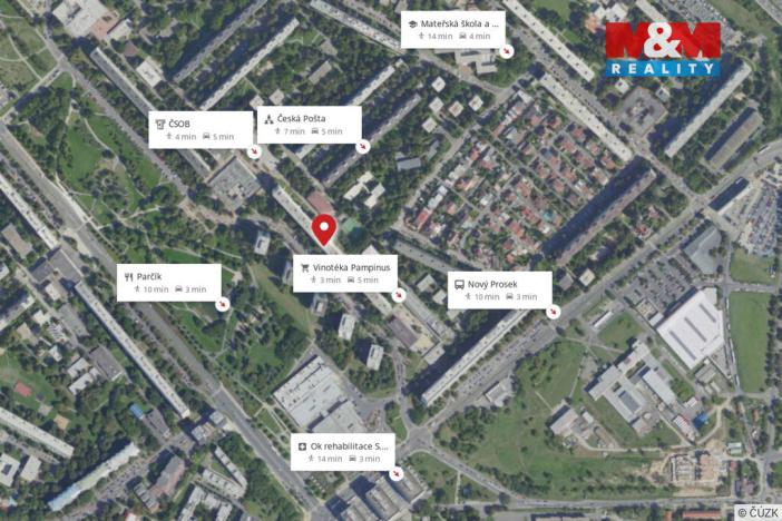 Prodej bytu 3+kk, Praha - Prosek, Jablonecká, 68 m2