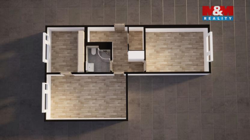 Pronájem bytu 2+1, Hrádek nad Nisou, Liberecká, 61 m2