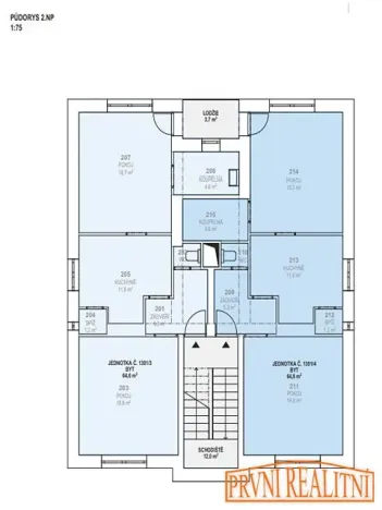 Prodej bytu 2+1, Uherský Brod, Ant. Dvořáka, 65 m2