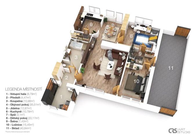 Prodej rodinného domu, Horní Skrýchov, 230 m2