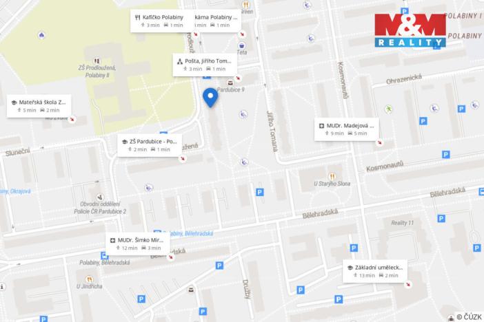 Prodej bytu 3+kk, Pardubice - Polabiny, Prodloužená, 57 m2