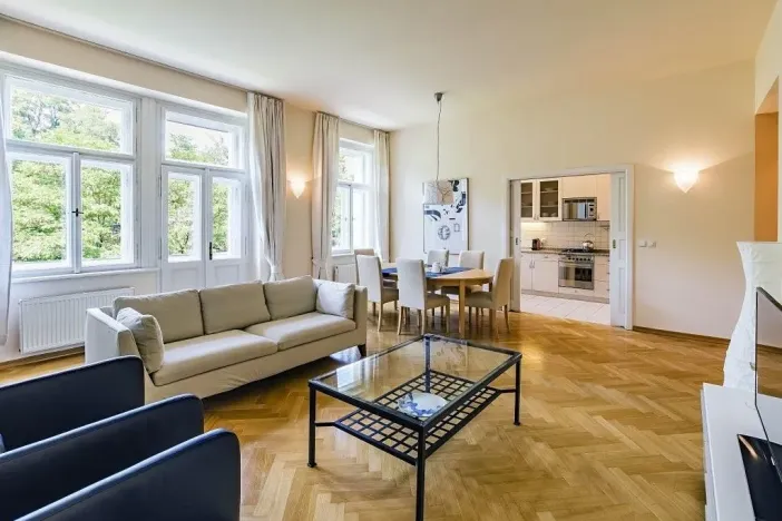 Pronájem bytu 3+1, Praha - Vinohrady, Polská, 105 m2