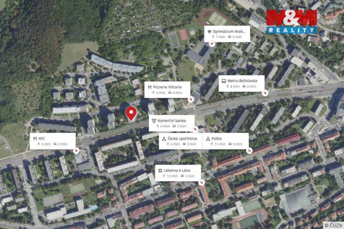 Pronájem bytu 1+kk, Praha - Vokovice, Evropská, 22 m2