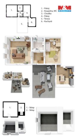 Prodej rodinného domu, Bohostice, 115 m2