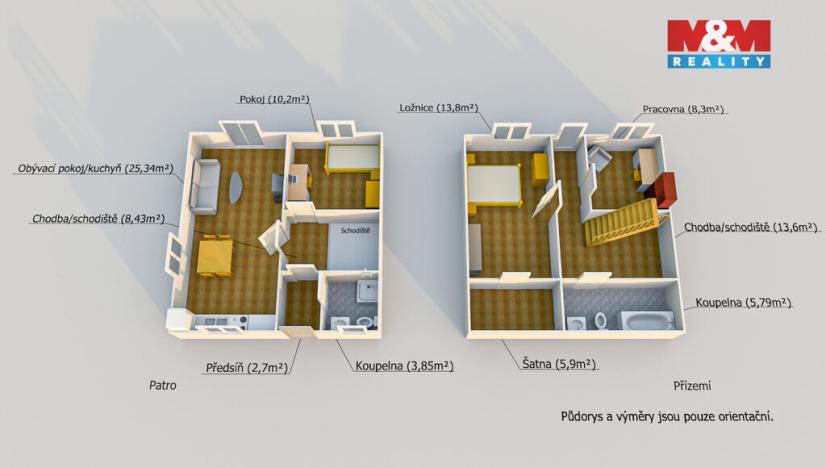 Prodej rodinného domu, Sokolov, Tyršova, 98 m2
