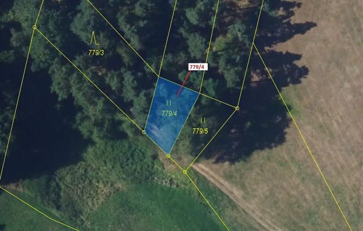 Dražba louky, Žďárec, 225 m2