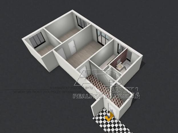 Prodej bytu 3+kk, České Budějovice, L. M. Pařízka, 62 m2