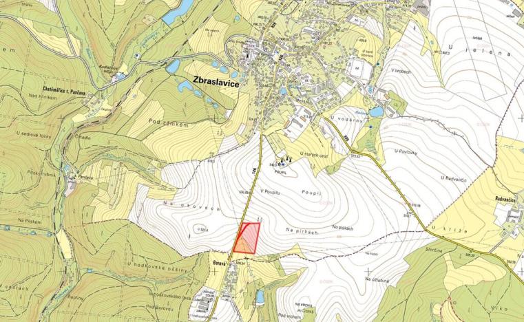 Prodej pole, Zbraslavice, 24210 m2