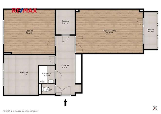 Prodej bytu 2+1, Mladá Boleslav, třída T. G. Masaryka, 65 m2